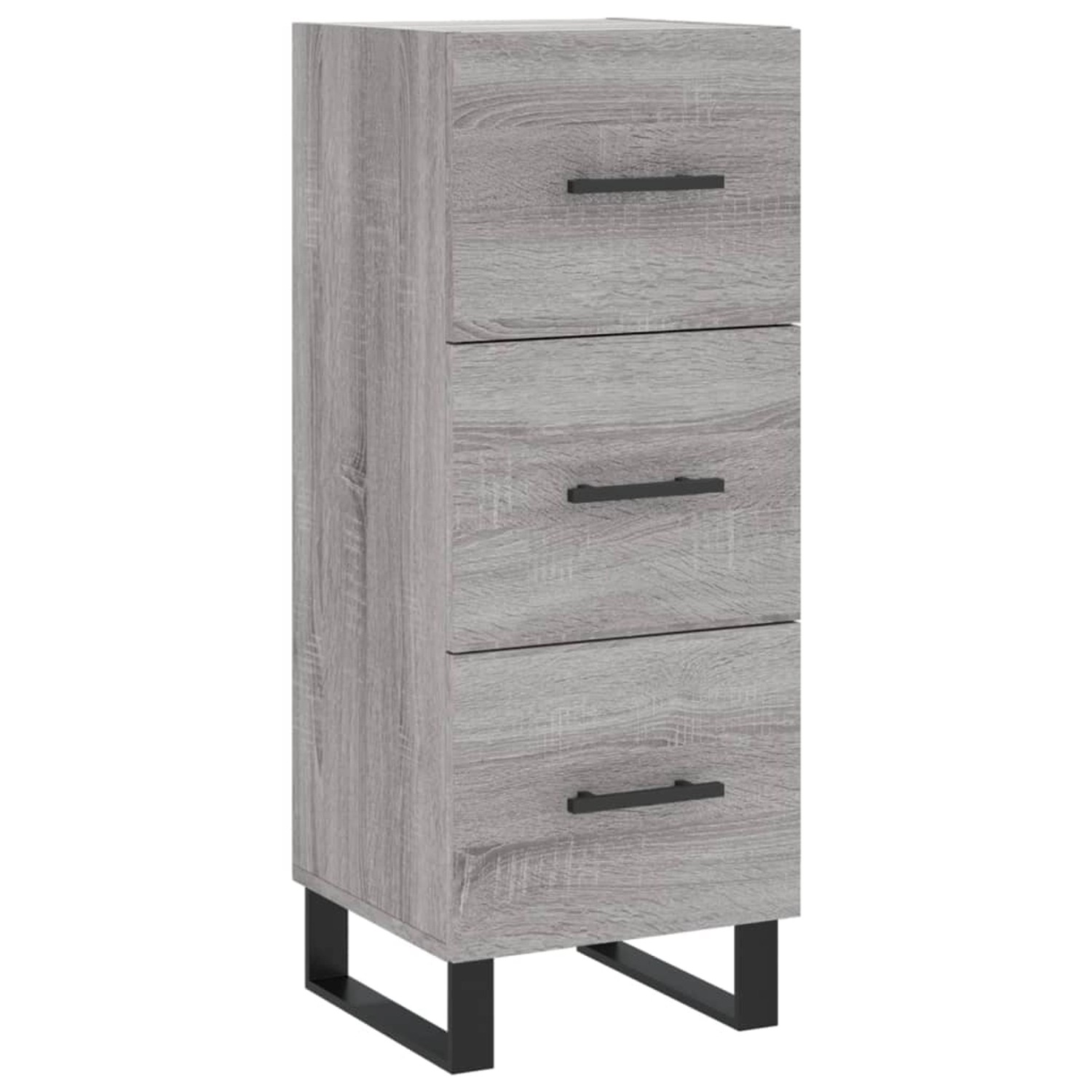 vidaXL Sideboard Grau Sonoma 34,5x34x90 cm Holzwerkstoff 828634 günstig online kaufen
