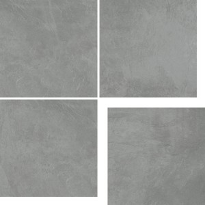 Graue Feinsteinzeug Terrassenplatten Station Iron, 60x60 cm, 2 Stück, R11 Rutschhemmung.