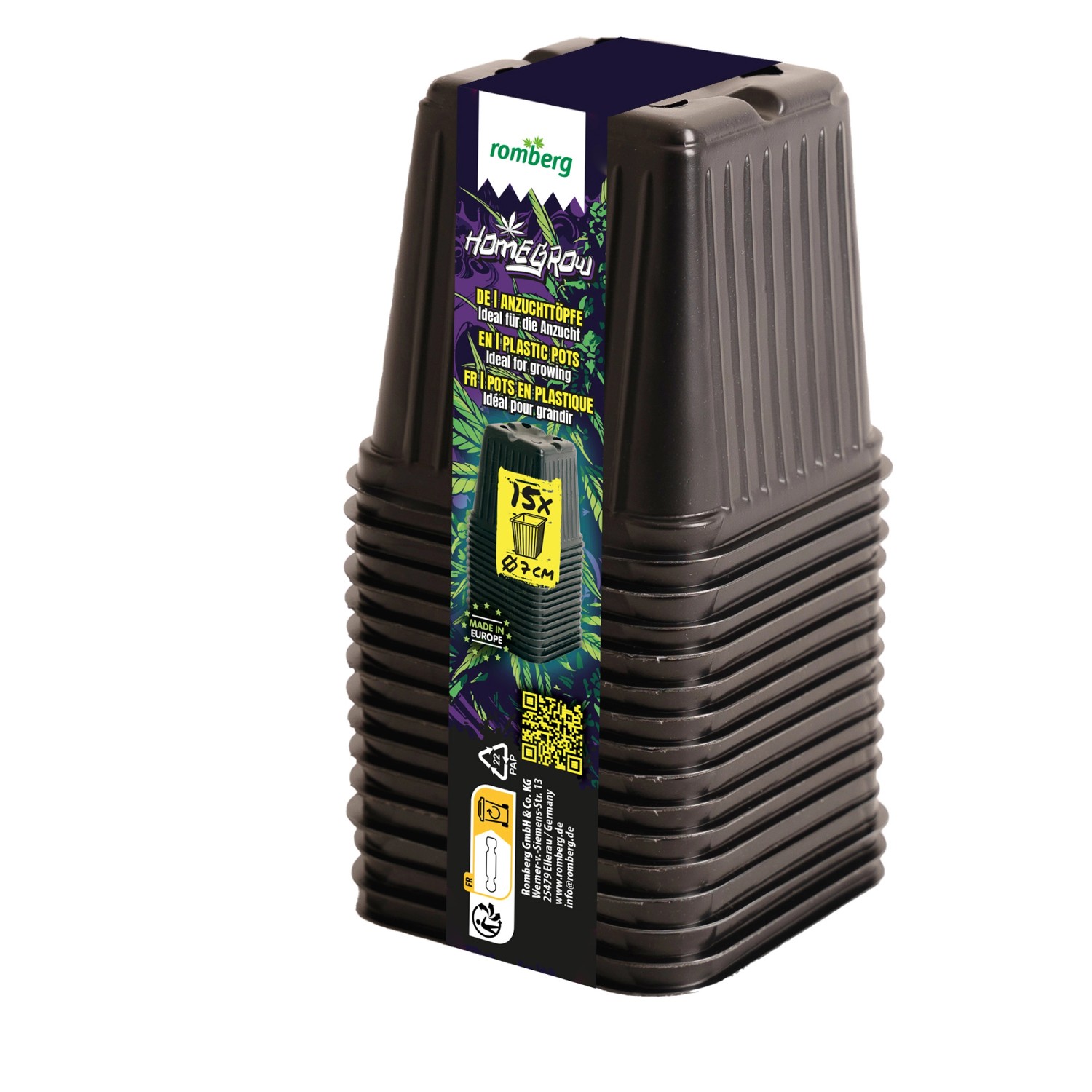 Romberg Anzuchttöpfe Grower 15 x Ø 7 cm