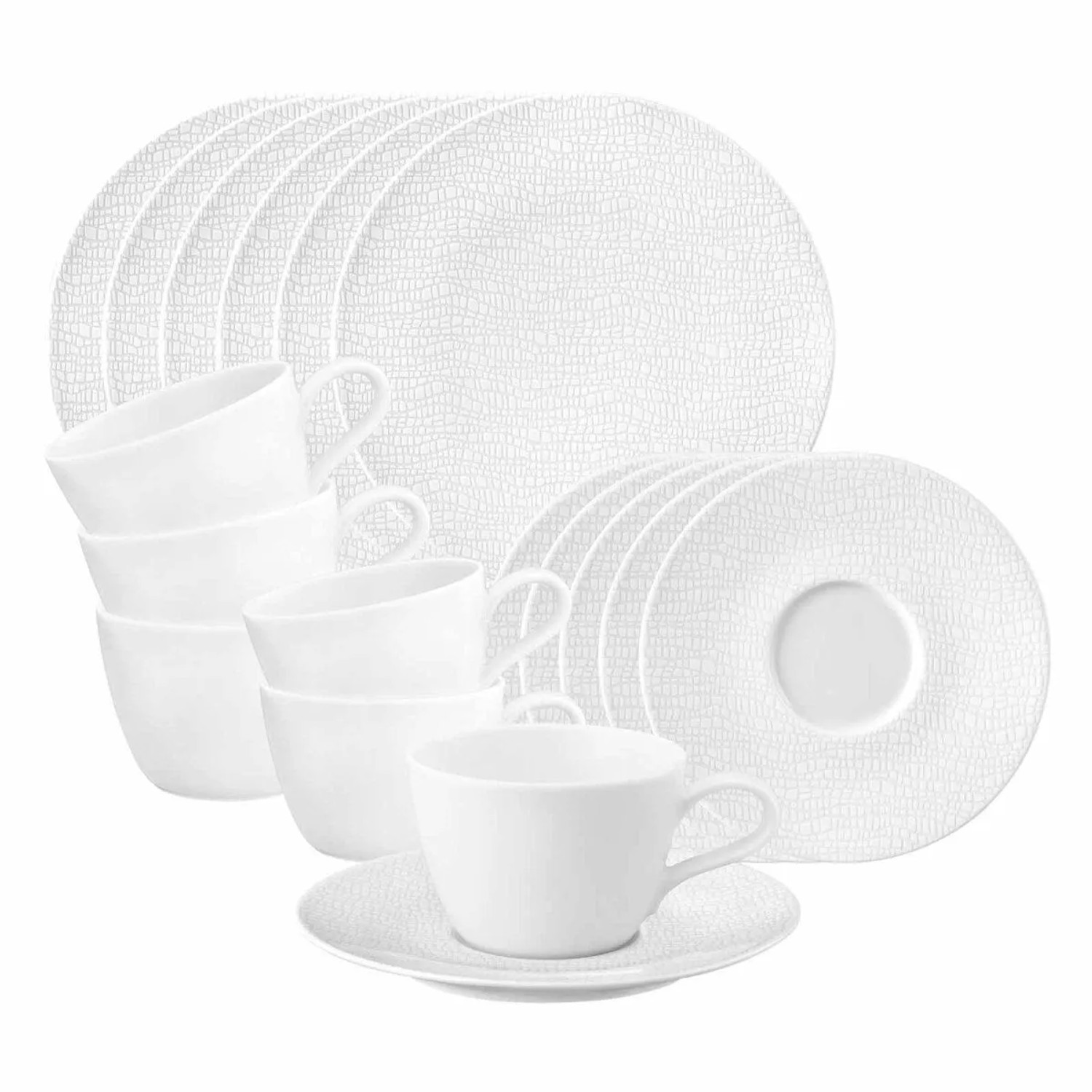 Seltmann Weiden Life Fashion Kaffeeservice 18-teilig Luxury White