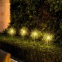 Salcar LED Solar Feuerwerkleuchten warmweiß im Garten. Dekorative Außenbeleuchtung für stimmungsvolle Akzente.
