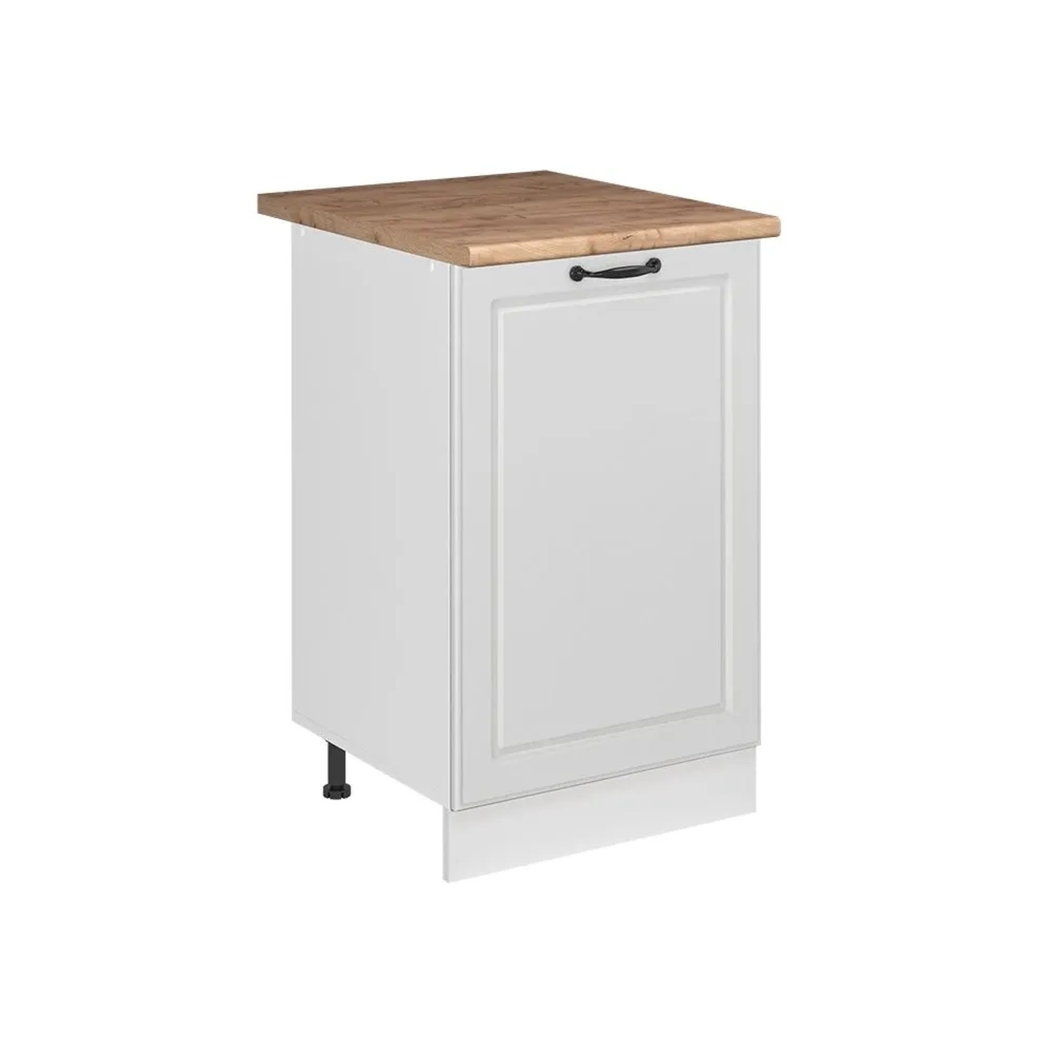 Vicco Küchenunterschrank R-Line Weiß Landhaus/Weiß 50 x 82 Arbeitsplatte Goldkraft Eiche Art Nr 70125