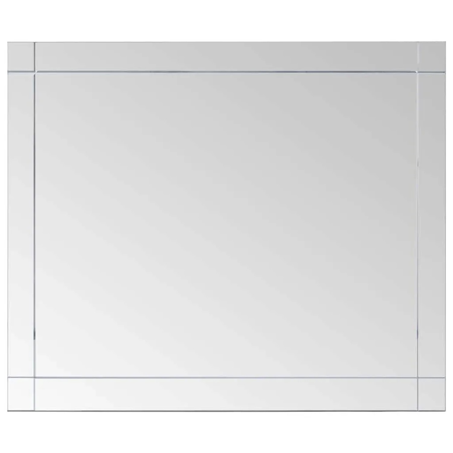 vidaXL Wandspiegel 80x60 cm Glas 249533