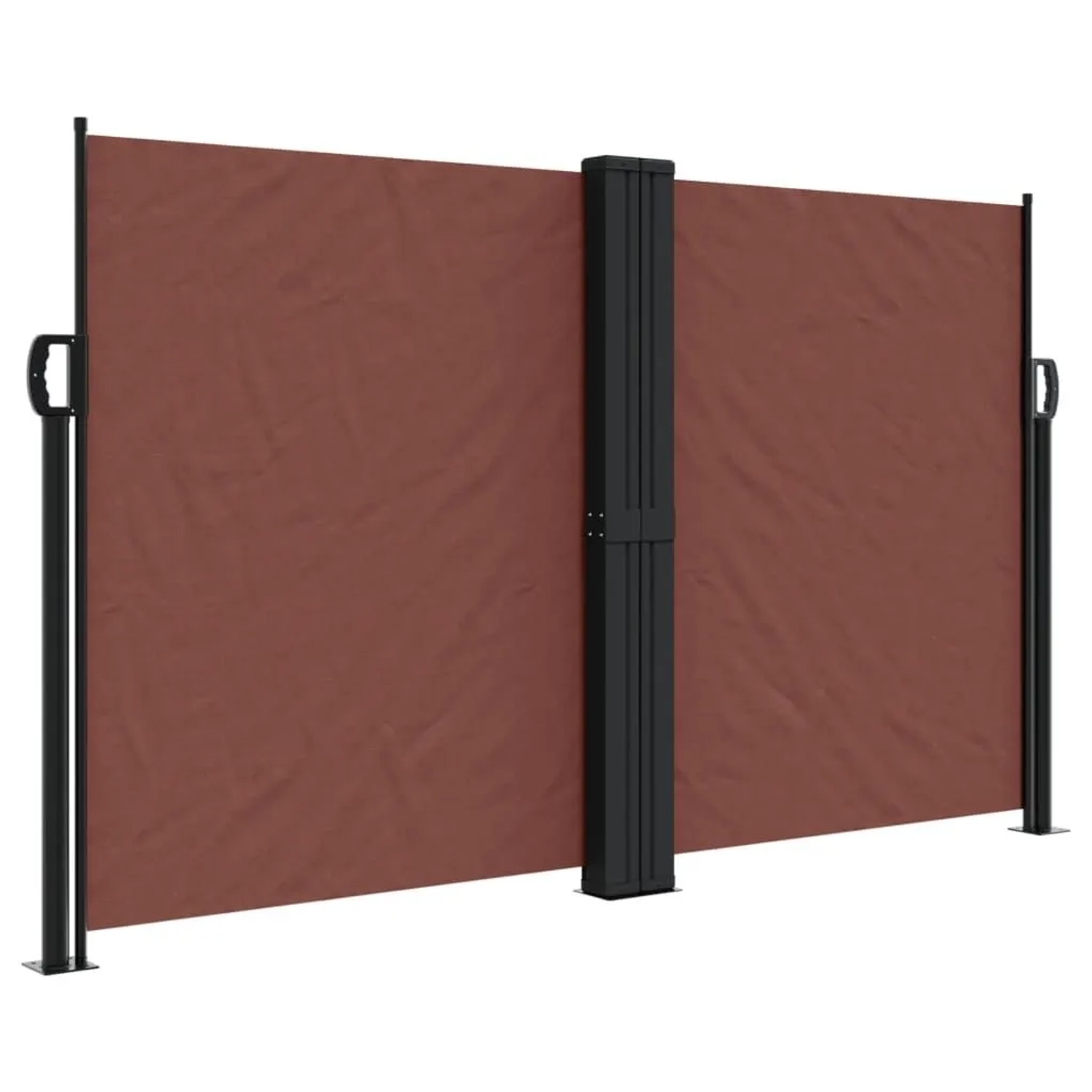 vidaXL Seitenmarkise Ausziehbar Braun 140x1000 cm 4004719