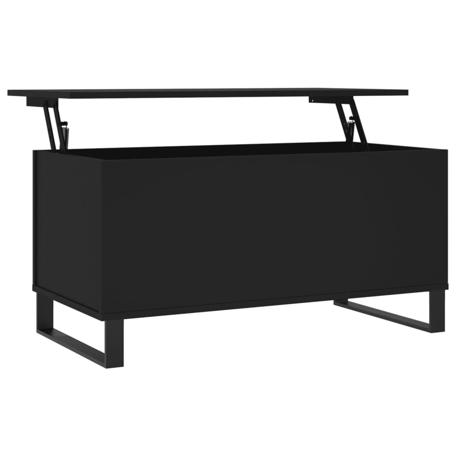 vidaXL Couchtisch Schwarz 90x44,5x45 cm Holzwerkstoff Modell 4 günstig online kaufen