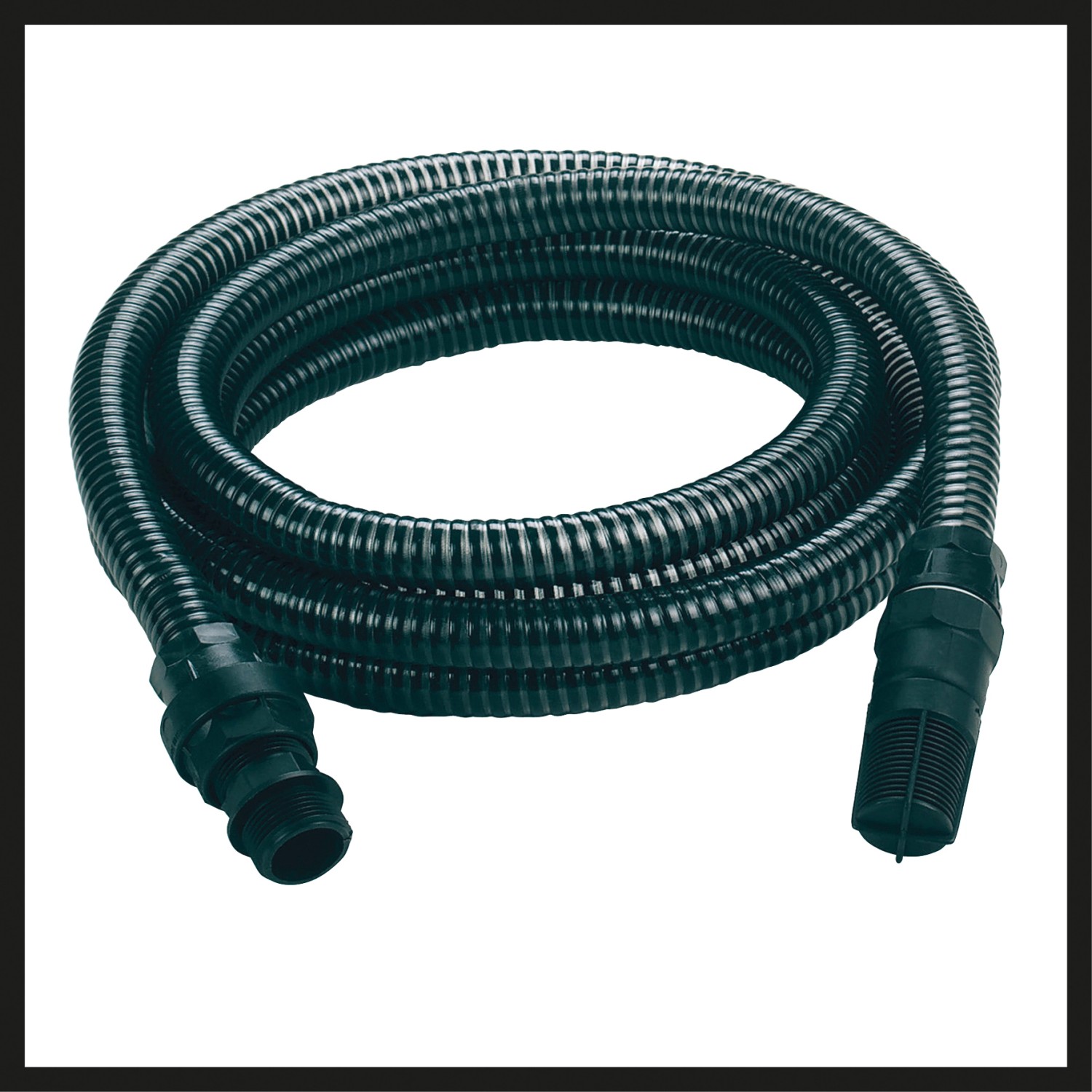 Schwarzer Saugschlauch (7m) für Einhell Hauswasserwerk-Set GC-WW 6538.