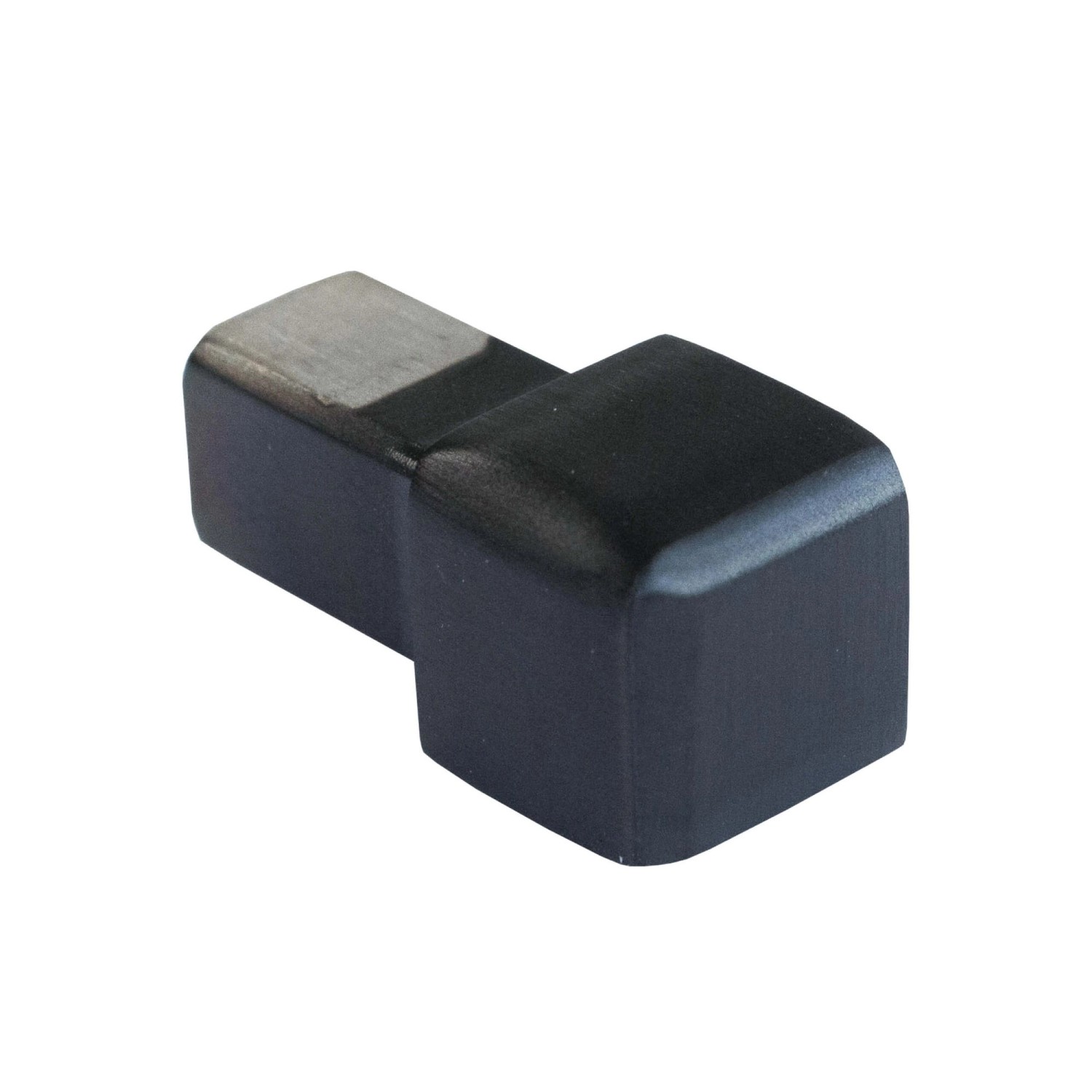 Dalsys Endstück Quadratprofil 8mm Edelstahl Schwarz Gebürstet günstig online kaufen