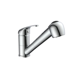 Eisl Spültischarmatur Grande Vita Classic, Chrom, mit herausziehbarer Geschirrbrause.