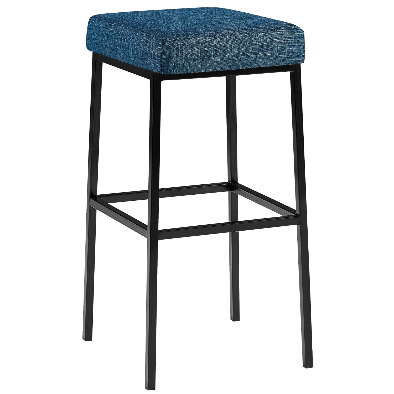CLP Barhocker Montreal Stoffbezug Blau/Schwarz