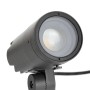 Moderner Lucande LED Daja Außenstrahler aus Aluminium, alufarben, 1-flammig.