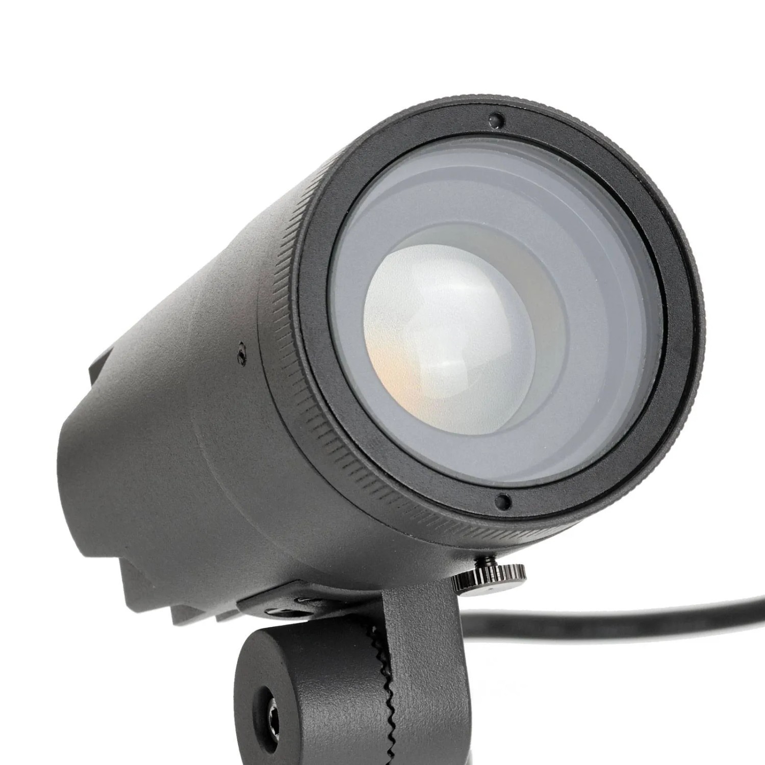 Moderner Lucande LED Daja Außenstrahler aus Aluminium, alufarben, 1-flammig.