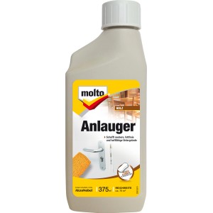 Molto Anlauger Kraftlöser, 375ml Flasche. Reiniger für fettfreie Oberflächen, ideal für Holz und Lack.