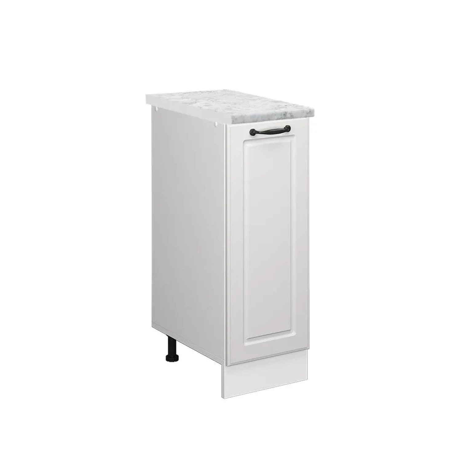 Vicco Apothekerschrank R-Line Medizinschrank für die Küche Weiß Landhaus Weiß AP Marmor
