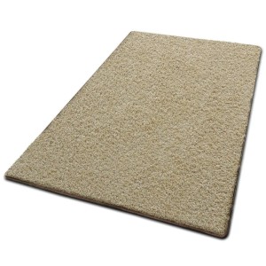 Beiger Shaggy Teppich Barcelona nach Maß, weicher Wohnteppich, 80x150 cm.