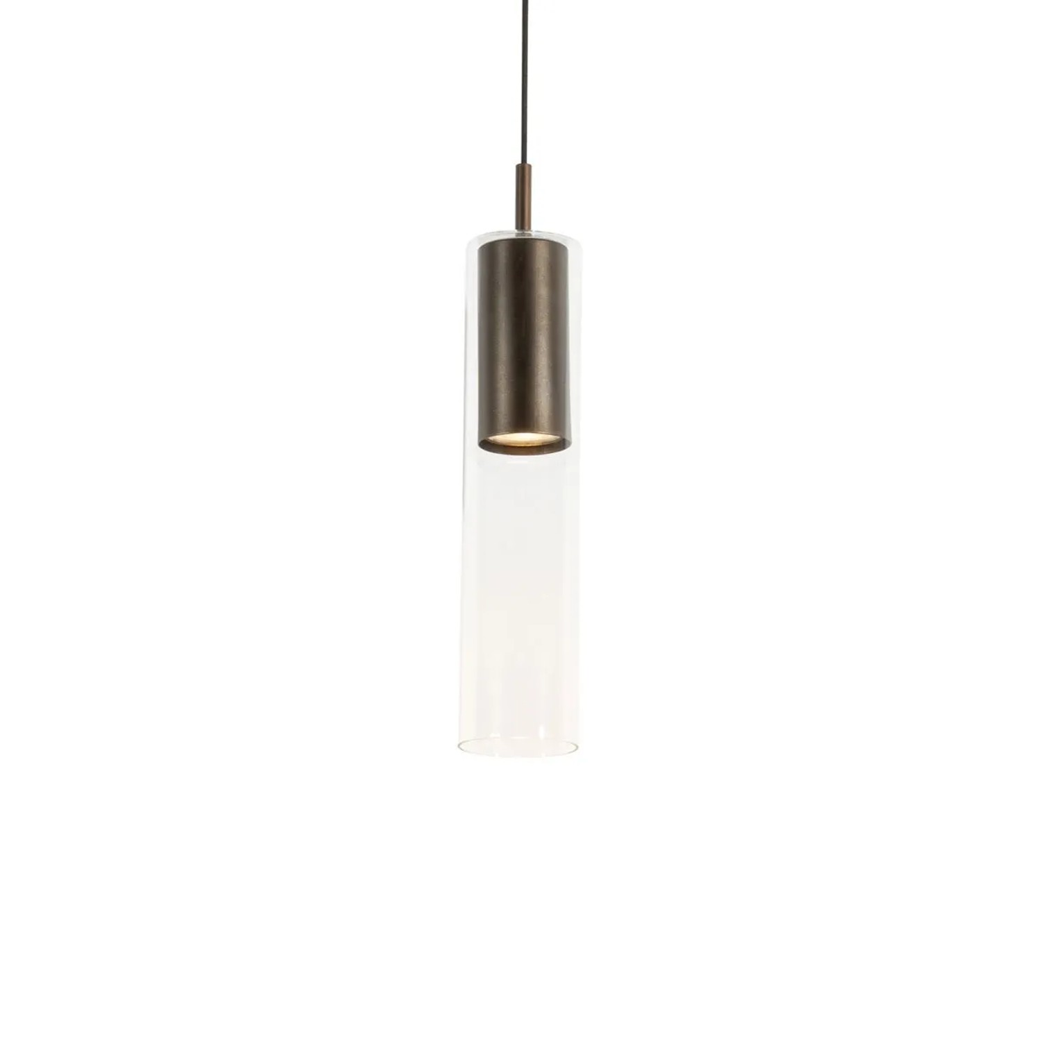QAZQA Moderne Pendelleuchte Dunkelbronze für Schienensystem 1-phasig Iconic Lloyd