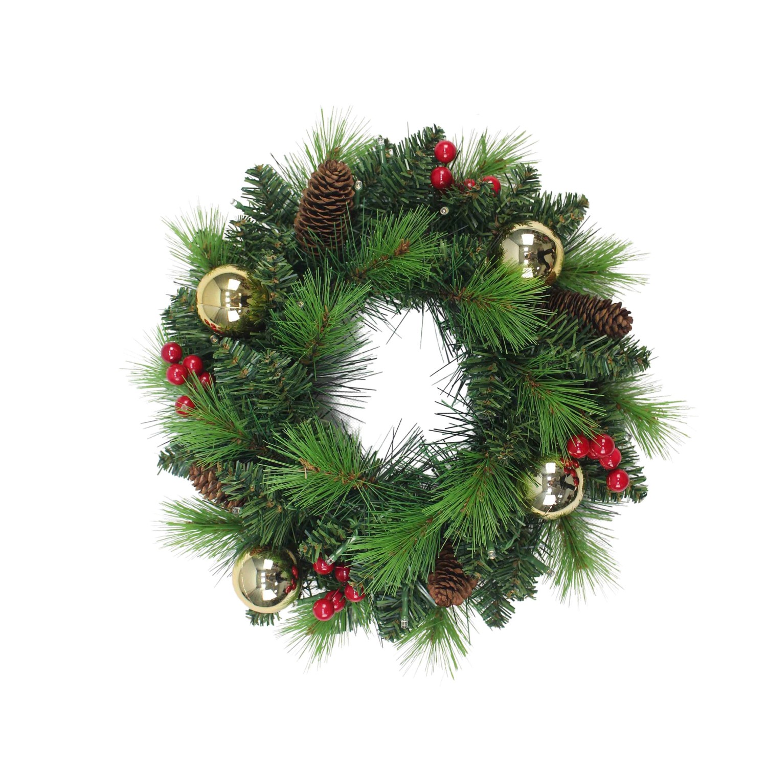 Näve Outdoor LED Weihnachtskranz Noel Gold günstig online kaufen
