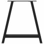 Schwarze vidaXL Esstischbeine in A-Form, 2er Set, aus Stahl (70x72-73 cm) für DIY-Tische.