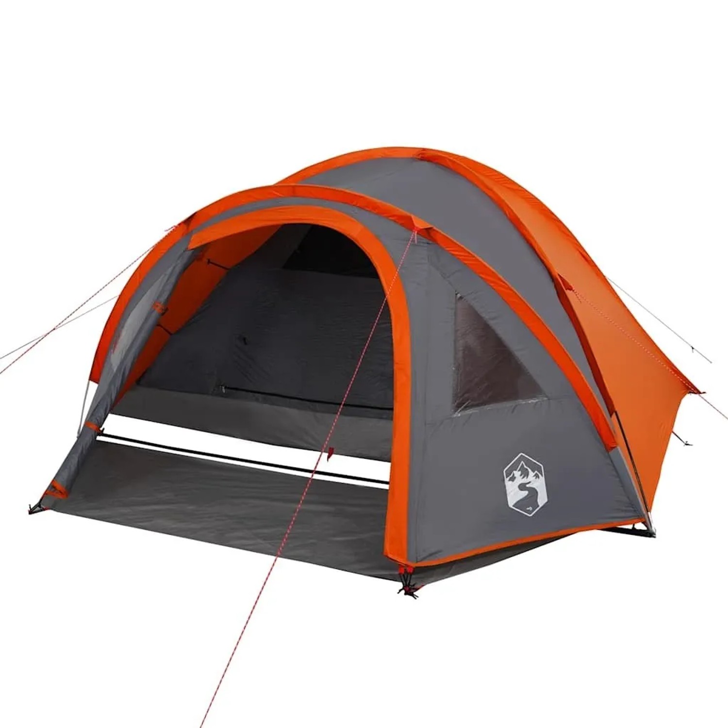 vidaXL Kuppel-Campingzelt 4 Personen Orange Wasserdicht 94351 günstig online kaufen