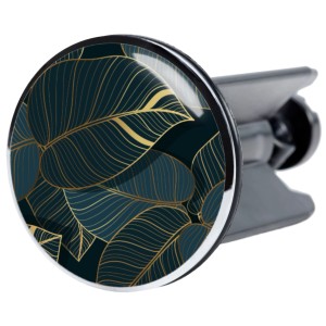 Sanilo Waschbeckenstöpsel mit Monstera-Blatt Design für alle Waschbecken.