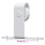 vidaXL Mini Schiebetürbeschlag Set für Schranktüren Carbonstahl 122 cm 151697_7