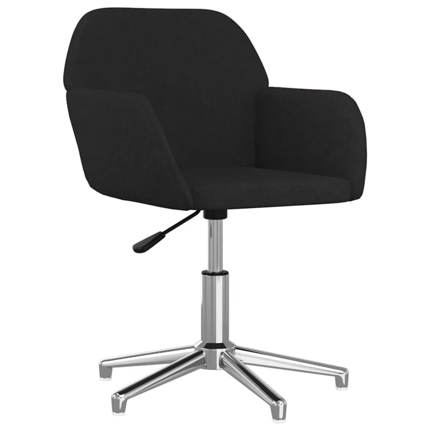 vidaXL Bürostuhl Drehbar Schwarz Stoff 344720