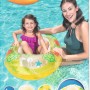 Bestway Kiddie Raft Schlauchboot, gelb mit Schildkröten-Motiv, für Kinder von 3-6 Jahren.