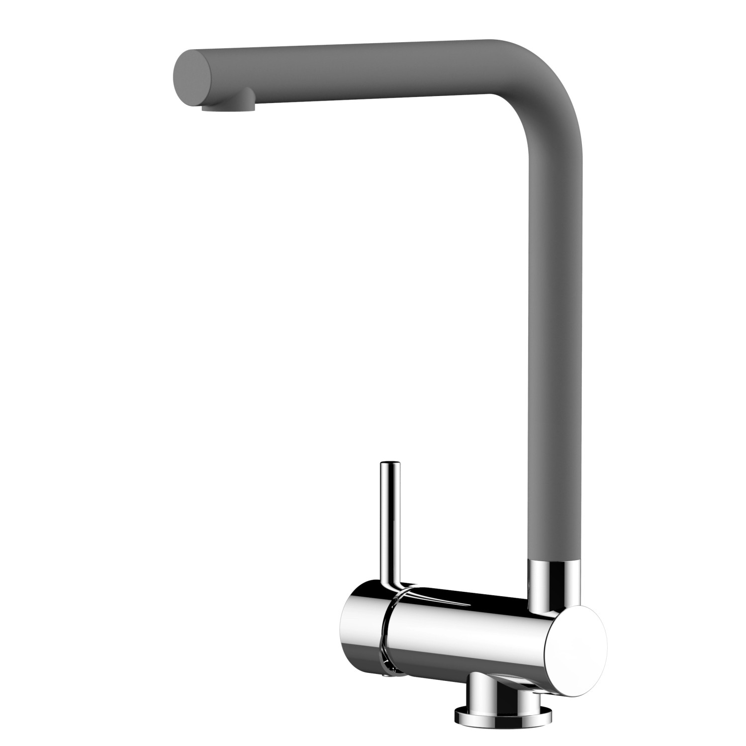 VIZIO Wasserhahn Vorfenster Küchenarmatur Umklappbar 6 CM LINKER HEBEL mit 360° Schwenkbarem L Auslauf Verchromt   Zemen...