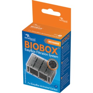 Aquatlantis EasyBox Aktivkohle S Filtermedium für Aquarienfilter, entfernt Abfälle und Gerüche.