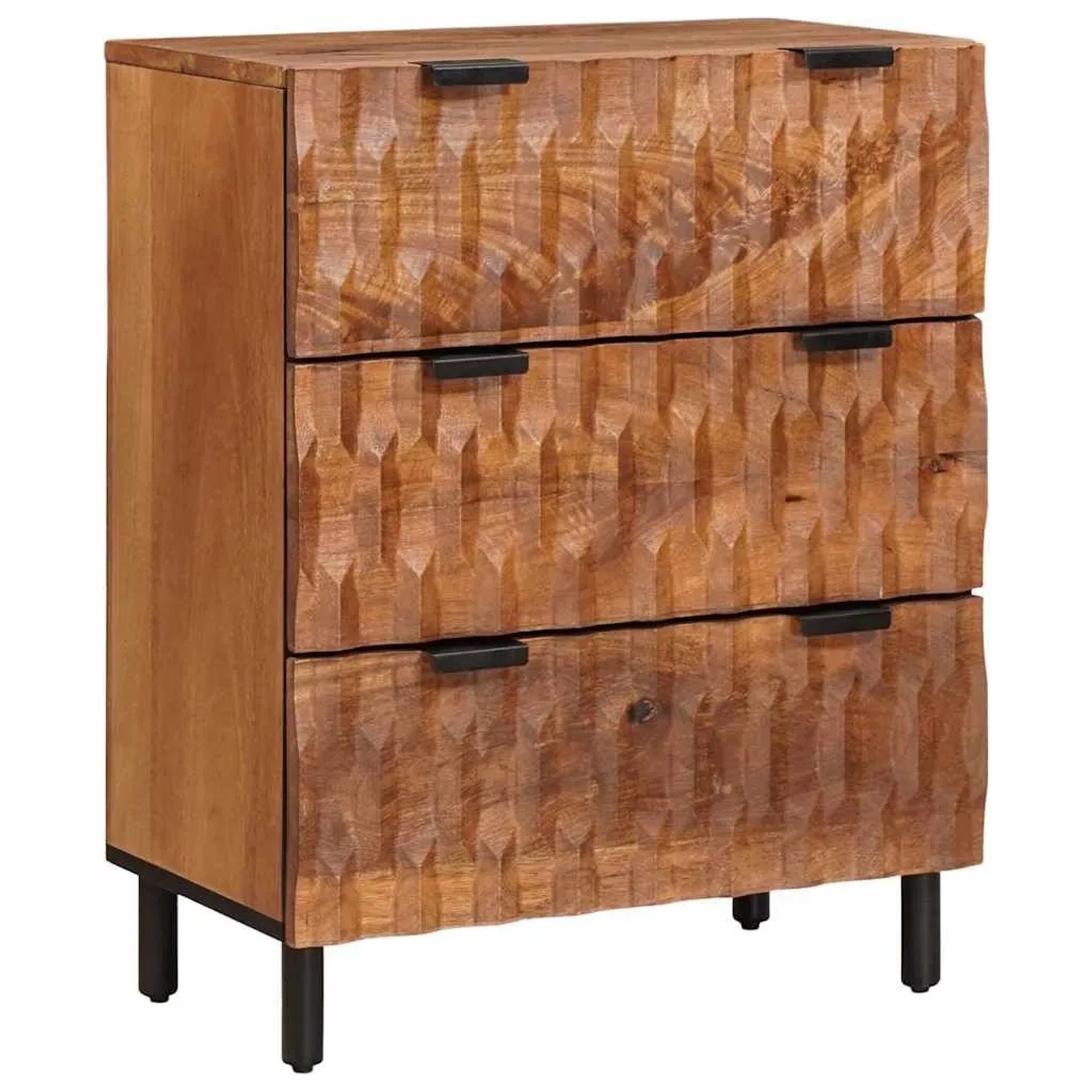 vidaXL Sideboard Akazienbraune Oberfläche 60 x 33 x 75 cm 4017903 günstig online kaufen