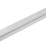 Weißes Grosfillex Abschlussprofil, klippbar für Paneele (5-8mm).