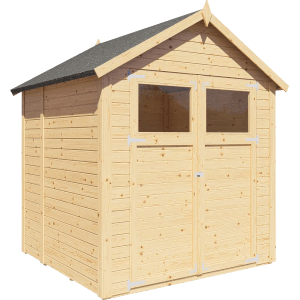 Bertilo Holz-Gartenhaus Sylt 180 cm x 175 cm Natur FSC®