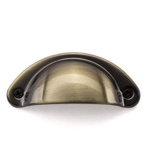 SOTECH Muschelgriff KHEA BA 64 mm Messing Brüniert