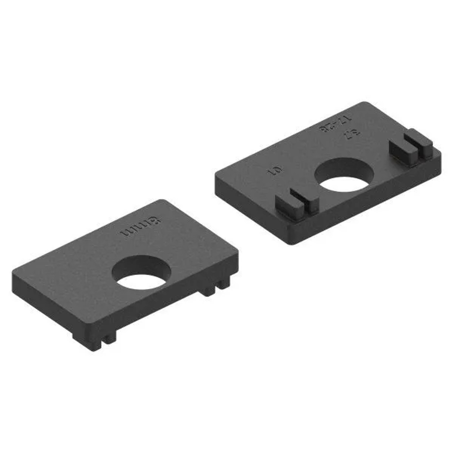 FeNau 1 Paar Gummis Zu Glasklemme 45x45x26 mm AbZ Für 8 mm Glas ESG