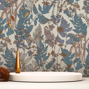 Tadessi Tapete Floral M1-No.1436 Vliestapete in Creme