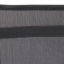 Detailaufnahme: Anthrazitfarbener Siena Garden Klappsessel Tesoro mit Ranotex-Gewebe.