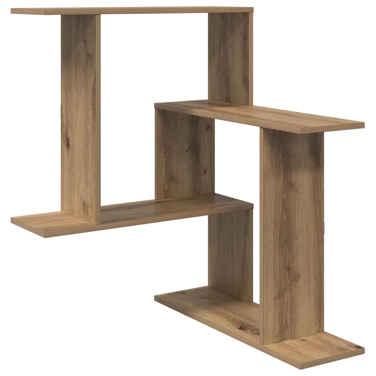 vidaXL Wandregal Artisan-Eiche 67 x 67 x 87 cm Holzwerkstoff 8012227