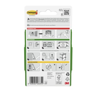 Command Bilder-Montage-Strips XL Weiß 4 Paare