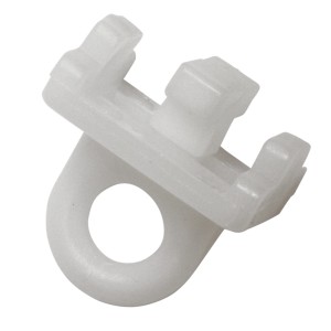 Gardinia Feststeller, 6er-Pack, für Alu-Vorhangschiene, weiß, zur Fixierung von Gardinen.