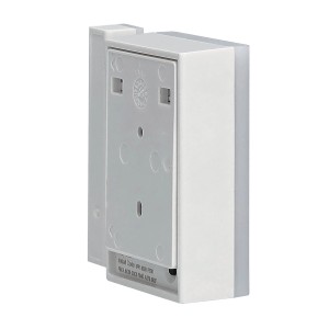 Schneider Electric Wiser Fenster-/Türsensor in Weiß für die Hausautomation.