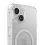Transparente Hama MagCase Extreme Protect Handyhülle für iPhone 13, zeigt Kameras & MagSafe Ring.