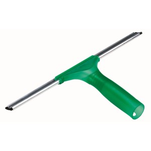 Grüner Unger Fensterwischer UniTec Light, 30 cm, für glatte Oberflächen.