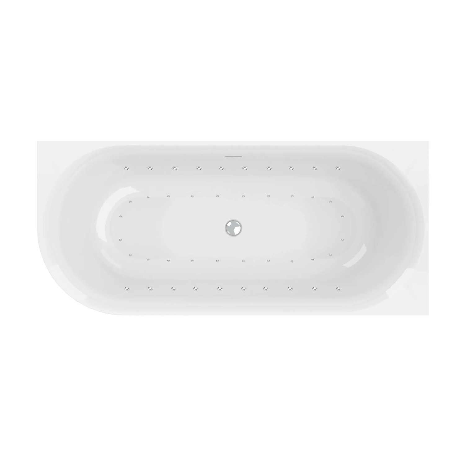 Ottofond Whirlpool Mince Corner L Light- & Silent-System 180 cm x 80 cm Weiß