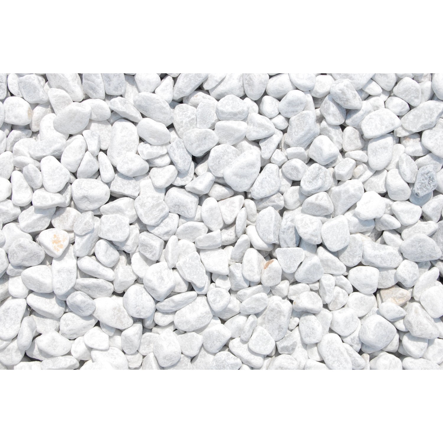 Marmorzierkiesel Carrara Weiß 16 - 25 mm 1000 kg Big-Bag