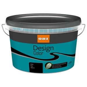 OBI Design Color Karibik, matte Innenfarbe im 2,5 l Eimer.