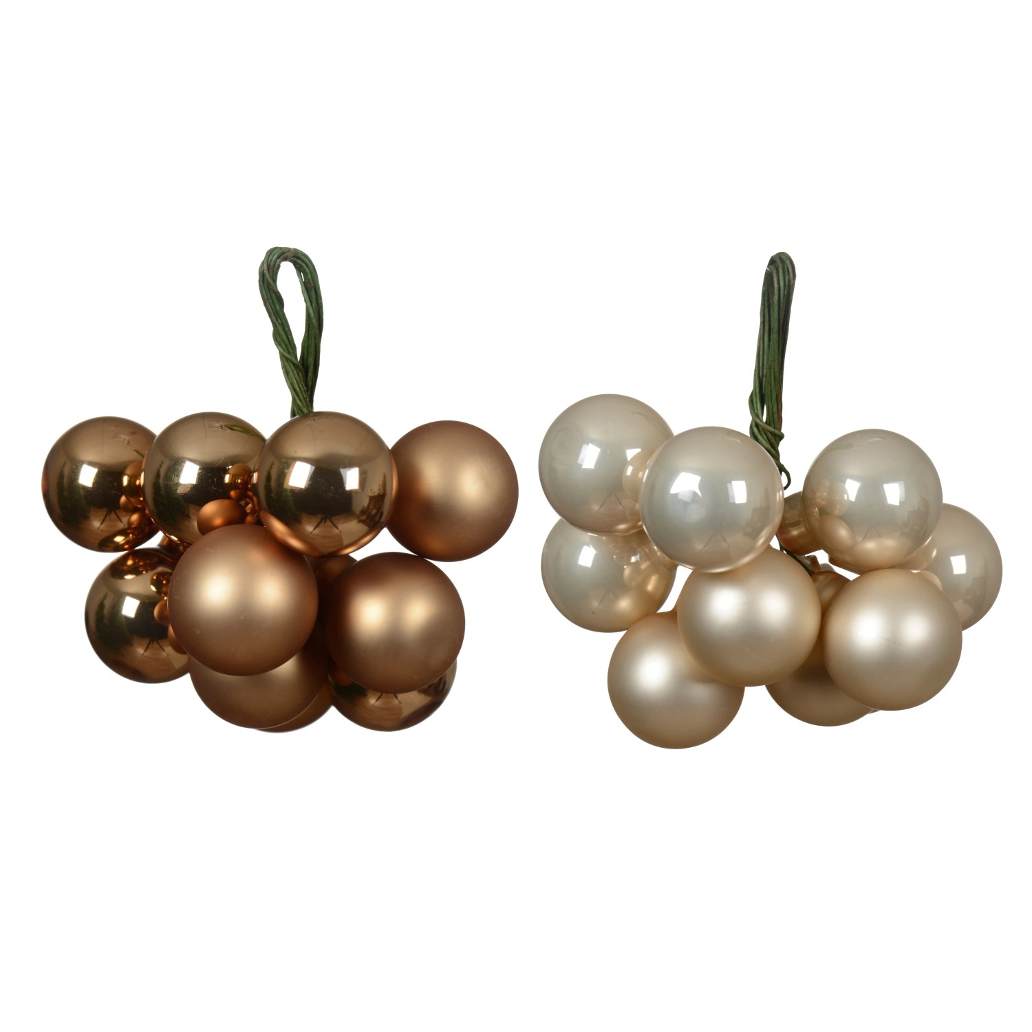 Weihnachtskugel-Bündel 10 Stück Farbauswahl Ø 2 cm Perle