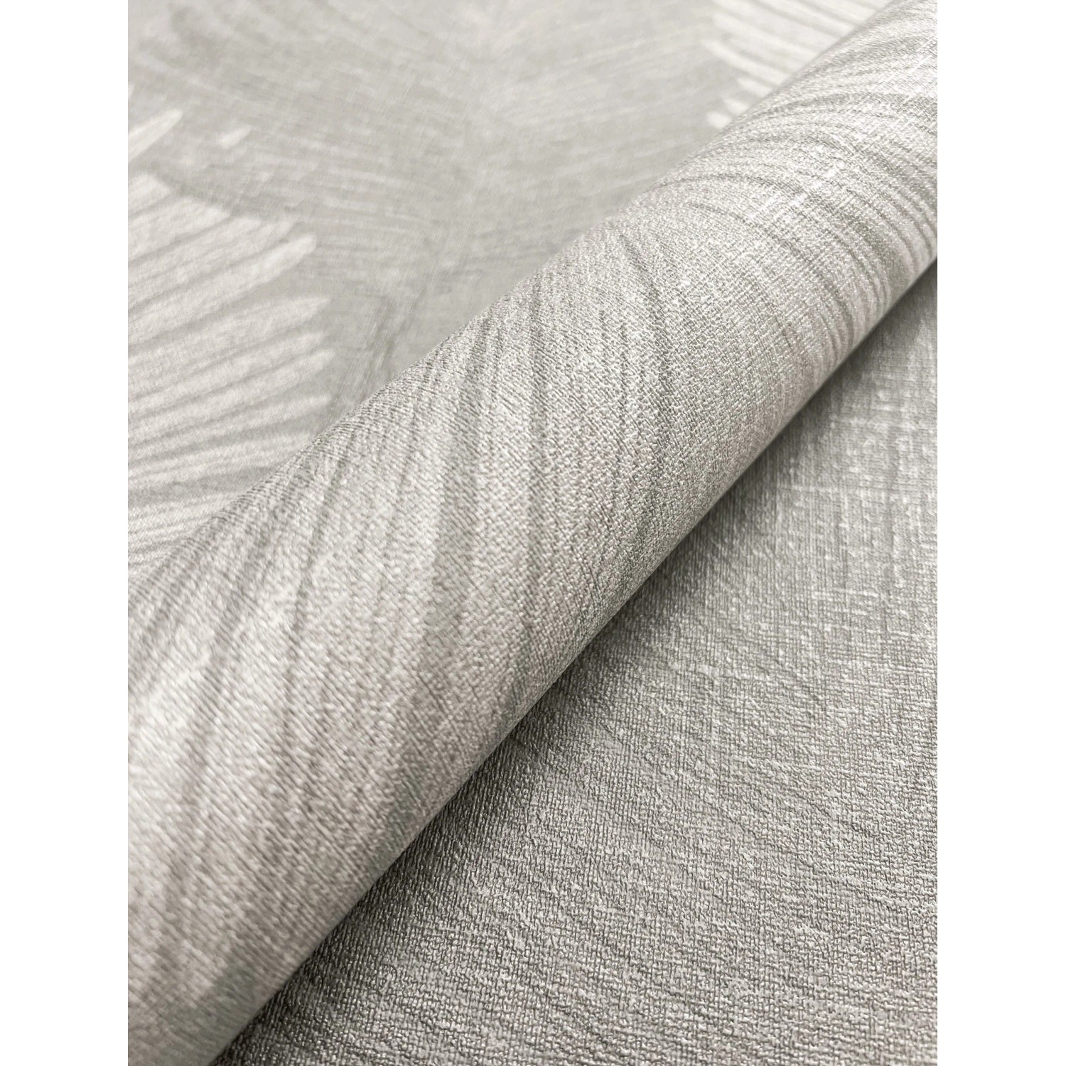 Newroom Vliestapete Vedran Grey Palmenblätter Modern FSC® günstig online kaufen