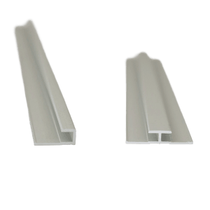 Breuer Profil-Set 2 Quick72 Abschlussprofile u. Verbindungsprofil 255 cm Silber