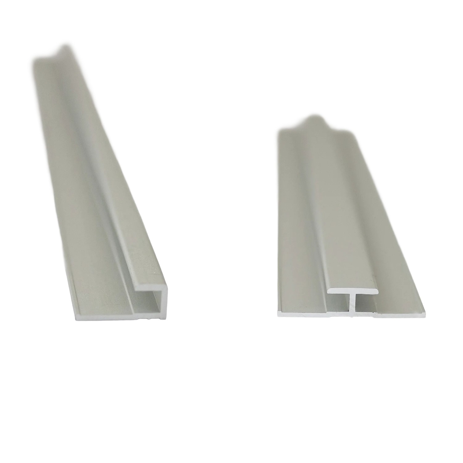 Breuer Profil-Set 2 Quick72 Abschlussprofile u. Verbindungsprofil 255 cm Silber