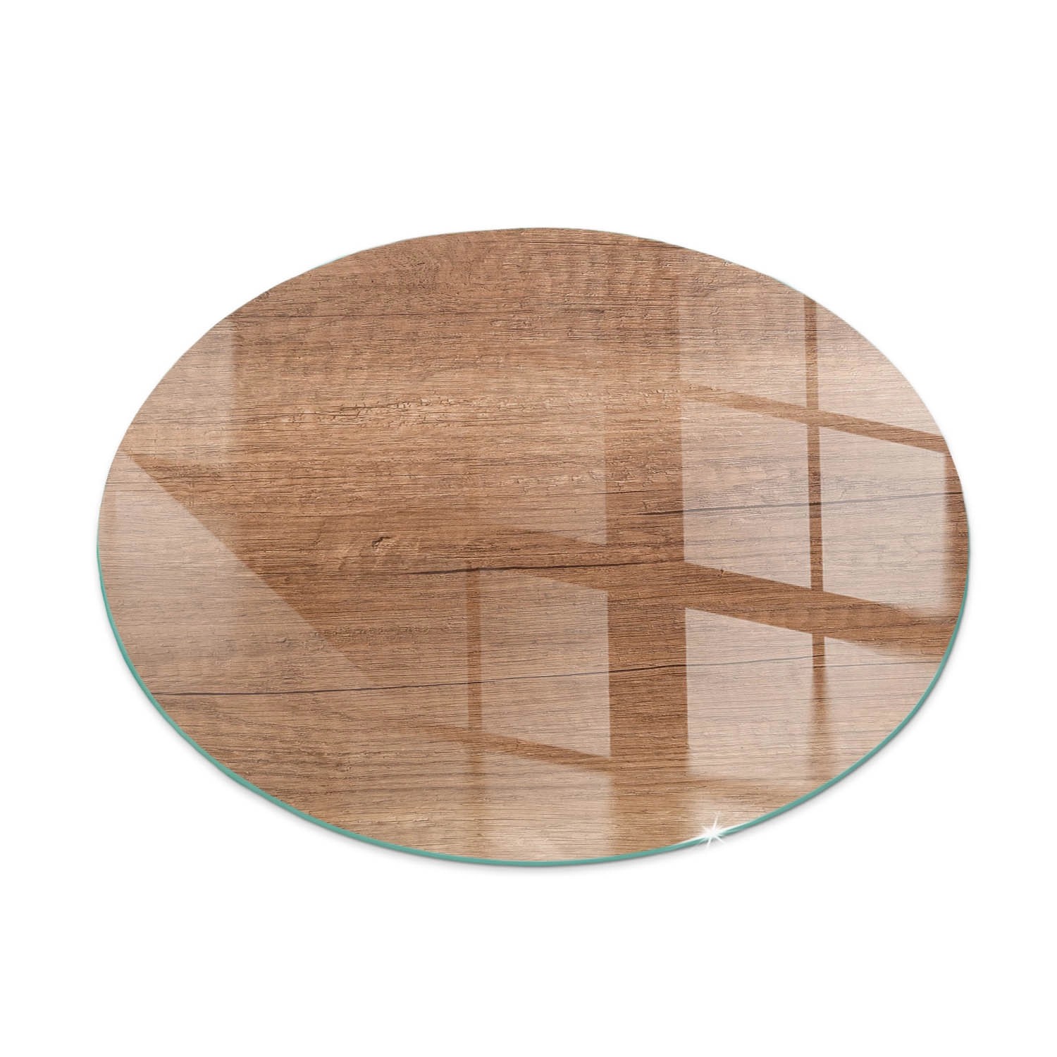 Tulup Glasplatte für Kamin Natürliches Holzmuster Glasplatte unter Kamin Ru günstig online kaufen