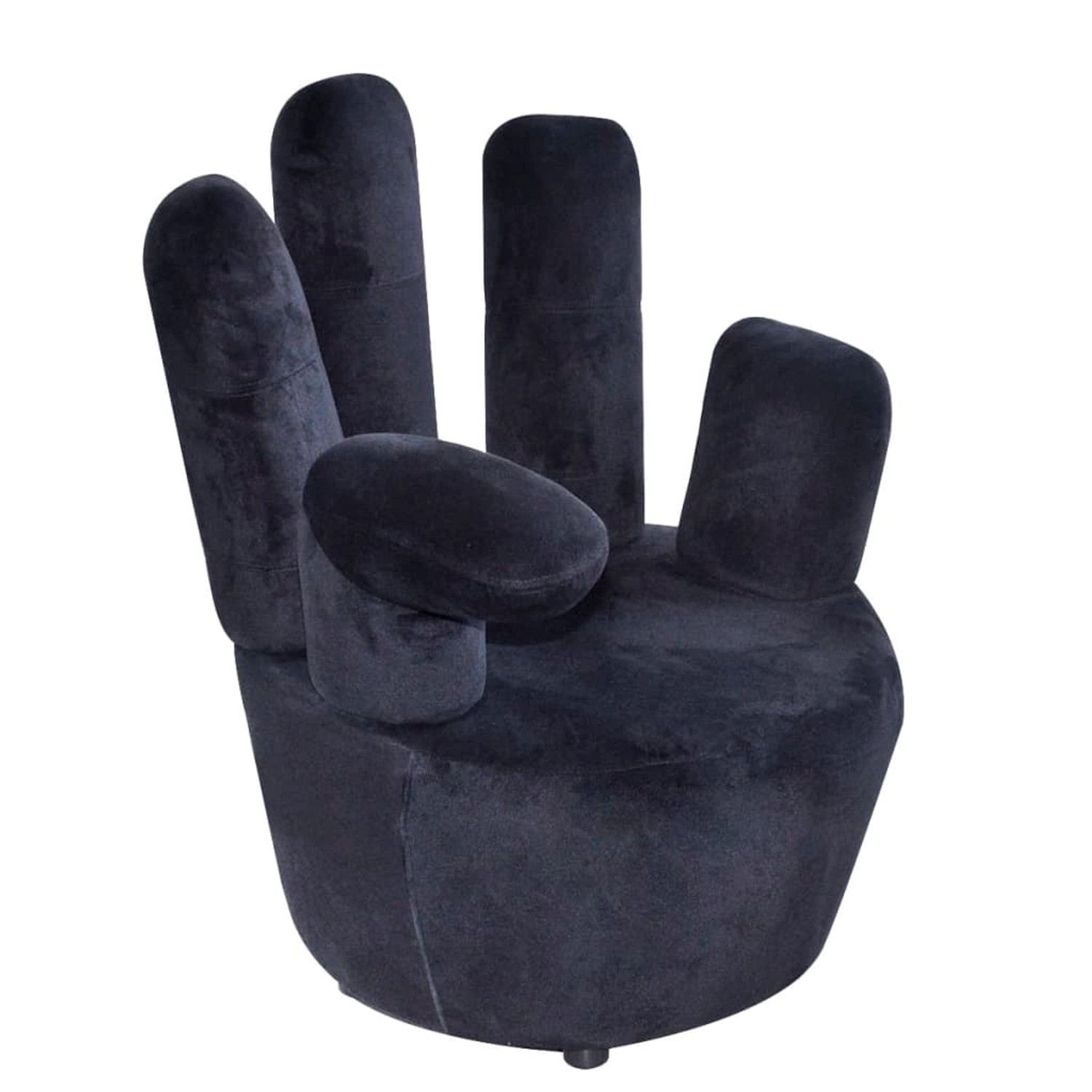 vidaXL Sessel in Handform Schwarz Samt 241730 günstig online kaufen